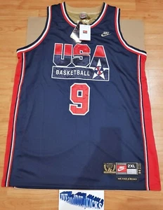 Nike USA Basketball Michael Jordan #9 Dream Team Jersey Navy Size 2XL XXL NEW DS - Picture 1 of 7