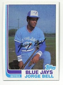 1982 TOPPS TORONTO BLUE JAYS GEORGE BELL #254 ROOKIE CARD MINT  