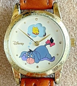 VINTAGE DISNEY SEIKO SII WINNIE THE POOH & EEYORE WRIST WATCH - Picture 1 of 8