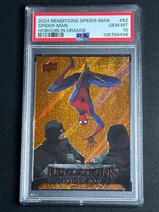 2024 Upper Deck Marvel Renditions Hobgoblin Orange Spider-Man #62 PSA 10 GEM SP - Picture 1 of 2