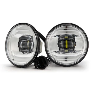 Fit 2007-2017 Chevy Tahoe Avalance Suburban Colorado LED Black Fog Lights Pair - Picture 1 of 6