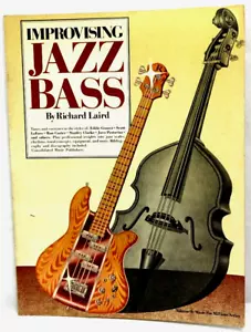 Vintage IMPROVISING JAZZ BASS by Richard Laird 1980 Sheet Music Book - Bild 1 von 6