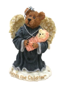 Boyds Bearstone CHARITY ANGELHUG Everychild, Christmas Angel #228343 retirado usado en excelente estado - Imagen 1 de 5