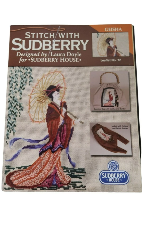 Folleto Sudberry House "geisha" diseño punto de cruz por Laura Doyle. Foto 1 de 2