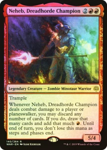 Magic The Gathering MTG NEHEB, DREADHORDE CHAMPION FOIL War of the Spark NM - Picture 1 of 1