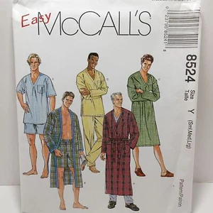 Vintage McCalls 8524 accappatoio uomo pigiama modello cucito S/M/L facile non tagliato - Foto 1 di 3