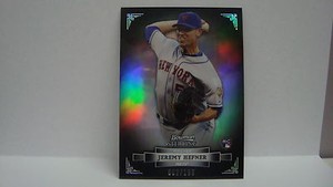 2012 Bowman Sterling Black #29 Jeremy Hefner Rookie card #'d 62/199