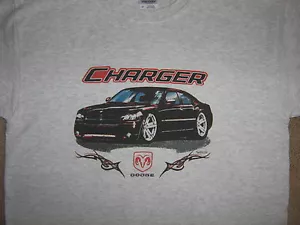 CHARGER T-SHIRT ~ BLACK DODGE CHARGER~ - Picture 1 of 1