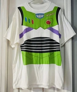 Disney Disneyland WDW Buzz Lightyear Mens 2XL T-Shirt Double Sided Toy Story XXL - Picture 1 of 6
