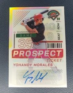 2024 Panini Prospect Edition Holo Prizm Auto #161 Yohandy Morales - Picture 1 of 1