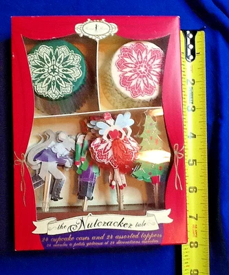 MERI MERI NUTCRACKER CUPCAKE CASES (24) DESIGNED IN ENGLAND 121623B - Image 1 of 4