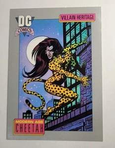 1992 Modern Age Cheetah Card #24 DC Comics Villain Heritage Impel Trading Hobby - Picture 1 of 4