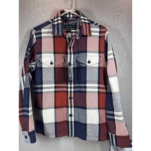 Camisa de Jac Filson Deer Island 20105728 Chaqueta Óxido Azul Marino Crema Para Hombres Talla XS NUEVA CON ETIQUETAS - Imagen 1 de 6