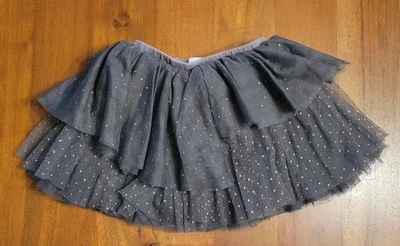 Mudpie Girls Sparkle Tutu 芭蕾裙灰色尺寸 1T 2T 3T 4T 5T — 第 1/4 张图片