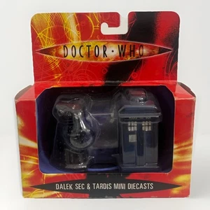 DR Who - Dalek Sec & Tardis Mini Diecasts - Doctor Who * new in box * - Picture 1 of 5