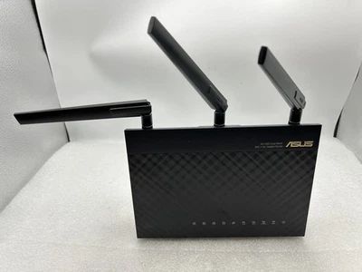 RESET ASUS RT-AC68U AC1900 1300 Mbps 4 Port Gigabit Wireless AC Router NO AC - Image 1 of 4