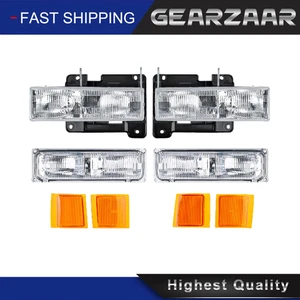 Faros para Chevy Silverado C10 C/K 1500 2500 3500 1994-1998 con parachoques KY - Imagen 1 de 17