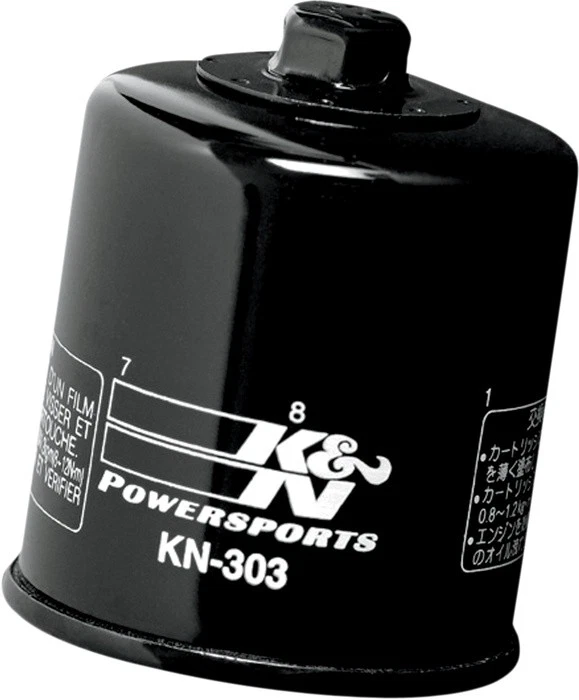 K&N Engineering Oil Filter KN-303 for Kawasaki/Honda/Yamaha/Victory - Image 1 of 1