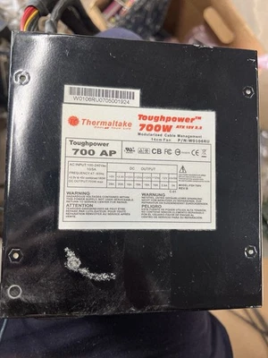 Thermaltake 700w Power Supply W0106RU - Image 1 of 4