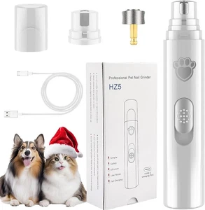 Molinillo de uñas para perros grandes y pequeños recortador recargable de 2 velocidades - Imagen 1 de 5
