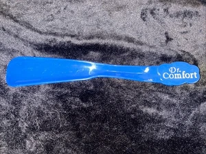Dr. Comfort Men's Shoe Horn Helper Puller Blue Plastic Vintage  - Picture 1 of 10