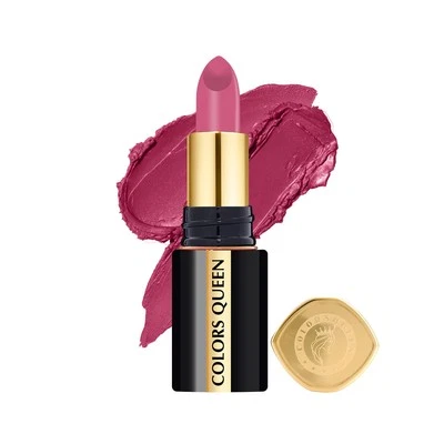 Colors Queen Lusso Opaco Non Trasferimento Rossetto, 03 Polveroso Rosa 4gm - Immagine 1 di 4