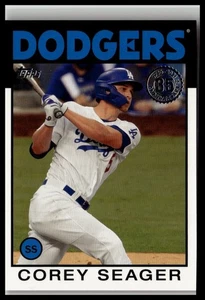 2021 Topps #86B-27 Corey Seager 1986 Topps Baseball 35th Anniversary (Series 2) - Picture 1 of 2