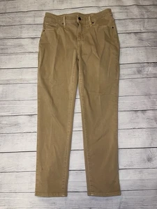 Women’s 6 Chico’s 0.5 Reg So Slimming Girlfriend Ankle Khaki Pants Jeans - Picture 1 of 4