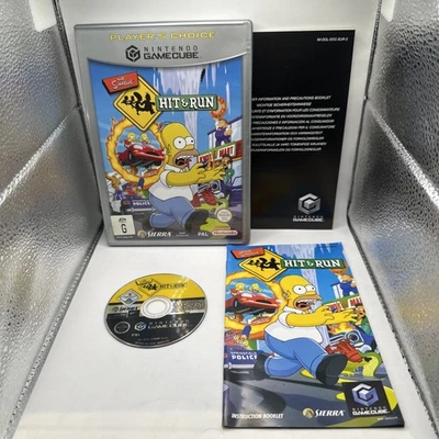 The Simpsons: Hit & Run • Nintendo GameCube Game + Manual (2003) PAL • Complete - Image 1 of 4