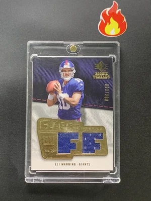 2008 UD SP Authentic Eli Manning #FF-EM Rookie Threads Flashback Jersey  /200 - Image 1 of 3