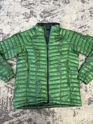 Mountain Hardware Ghost Whisperer Green Men’s Medium Puffy Down Packable Jacket - Image 1 of 4