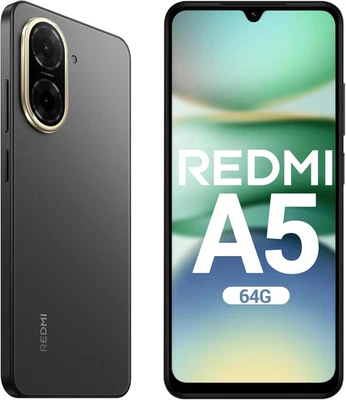 Redmi A5 Smartphone 4G 6.88" HD+ 120Hz 3 GB RAM 64 GB ROM | Batteria 5200Mah | F - Immagine 1 di 4