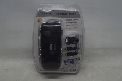 Belkin 4-PORT KVM SWITCH *New Unused* - Image 1 of 4