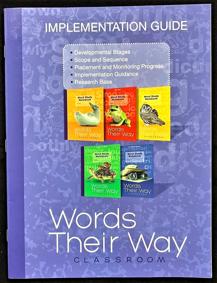 Words Their Way - TEACHER IMPLEMENTATION GUIDE for the CLASSROOM (2019, Pearson) - Image 1 of 4