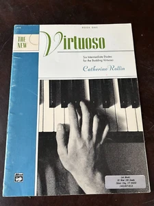 Virtuoso Book One Six Intermediate Etudes by Catherine Rollins 1979 - Picture 1 of 3