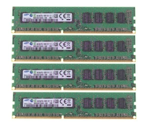 4X 4GB Samsung 4GB 2Rx8 PC3L-10600E DDR3 1333Mhz ECC Server RAM Memory DIMM #` - Picture 1 of 7