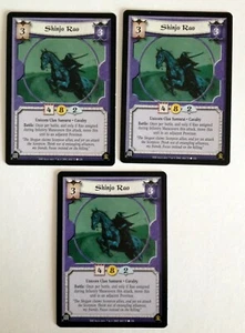 Shinjo Rao (3) L5R Legend of the Five Rings CCG Fall of Otasan Uchi FOU - Picture 1 of 1