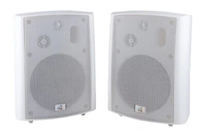 Australian Monitor AMPAV40W Powered Bookshelf Speakers 40W white 3-way design - Picture 1 of 2