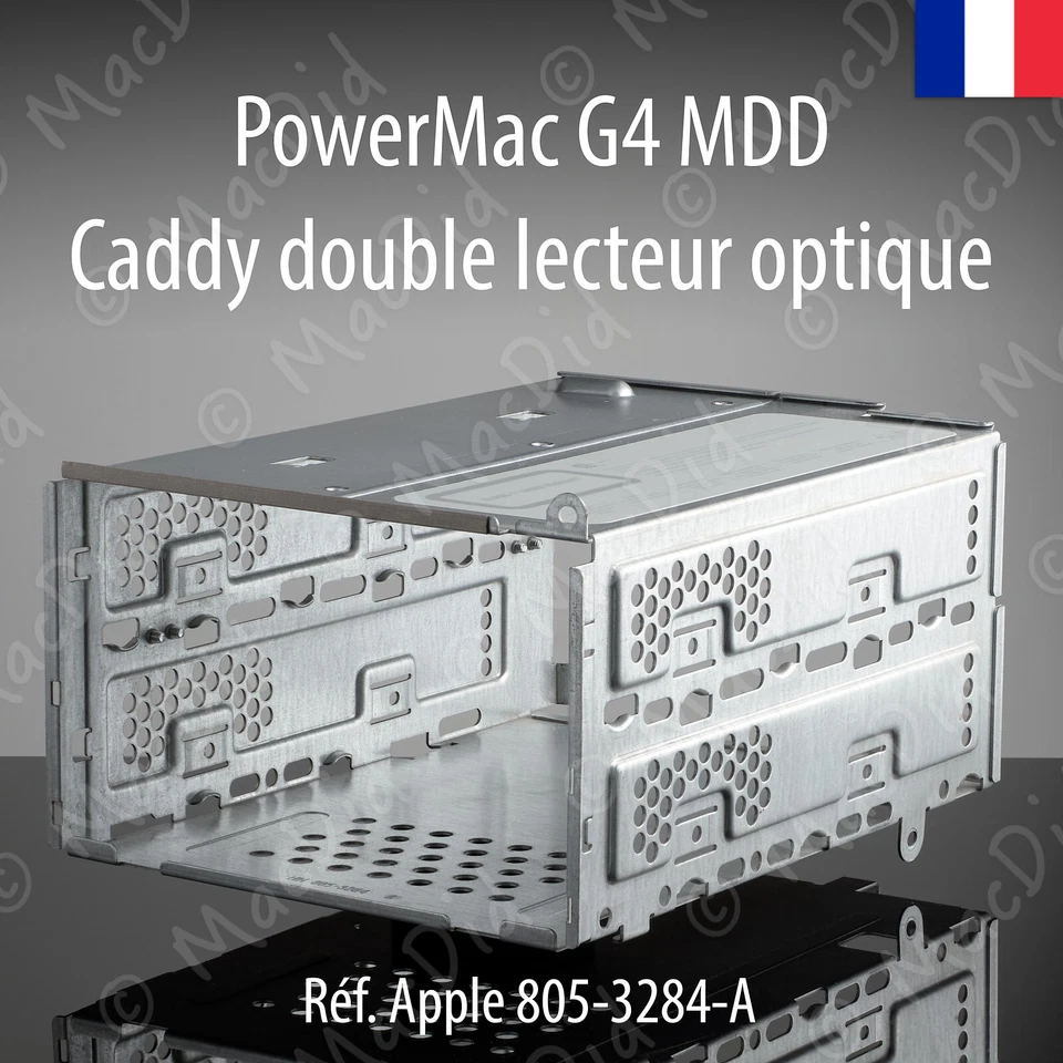 PowerMac G4 MDD Caddy double lecteur optique 805-3284-A - Photo 1/1
