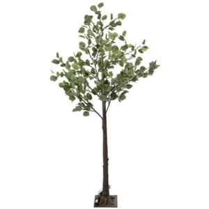 NIOB 72" Tall Lighted Eucalyptus Tree | 136 Lights, Decor, Faux - Picture 1 of 2