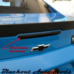 FOR 2016-24 Chevy Camaro 3rd Brake Light Precut Smoked Vinyl Overlay Tint - Bild 1 von 2