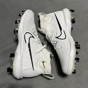 Nike Alpha Huarache NXT MCS White Baseball Cleats DJ6519-100 Men's Size 8 - Picture 1 of 8