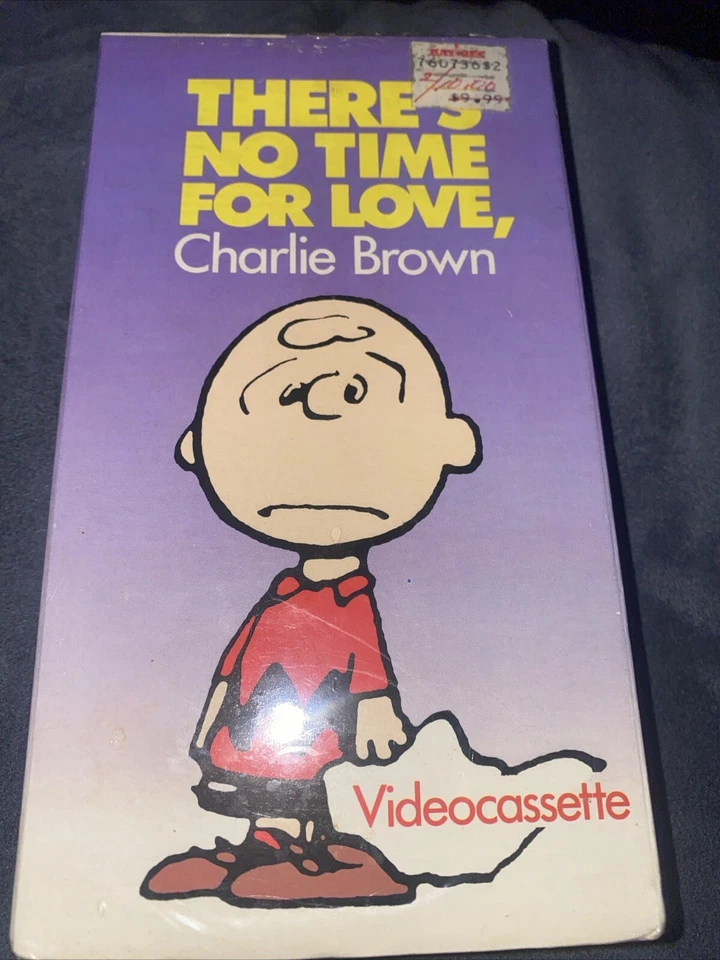 SNOOPY CARTOON VHS - "THERE'S NO TIME FOR LOVE, CHARLIE BROWN" (PEANUTS) - Image 1 of 1