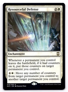 Resourceful Defense LP Commander: Streets of New Capenna 019/193 MTG Regular - Picture 1 of 2