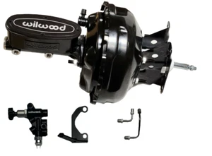 Wilwood 1973 - 1993 Chevy Suburban 11” Black Brake Booster 1 1/8 Master Cylinder - Picture 1 of 5