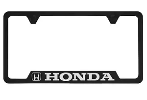 Marco de matrícula negro para Honda - Imagen 1 de 1