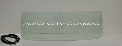 1956 Ford Pickup F100 Panel Delivery 82 Windshield Glass Green Gasket w/ Chrm - Image 1 of 3