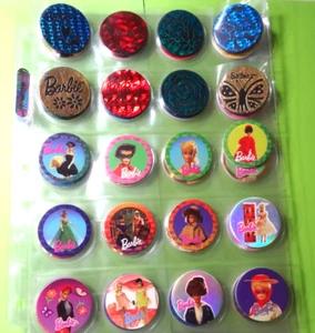 Pogs * BARBIE * COMPLETE SET of 78 * 1995 * Very Nice Set * Official * Mattel - Picture 1 of 8