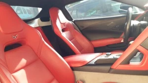 For Chevy Corvette C7 2014-2019 Grand Touring (GT) Genuine Leather Seat Cove - Picture 1 of 6