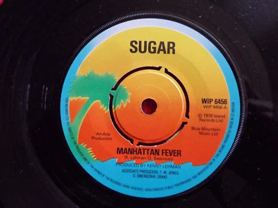 Sugar - Manhattan fever / Manhattan       UK Island  45  Sample-Rec. - Bild 1 von 2